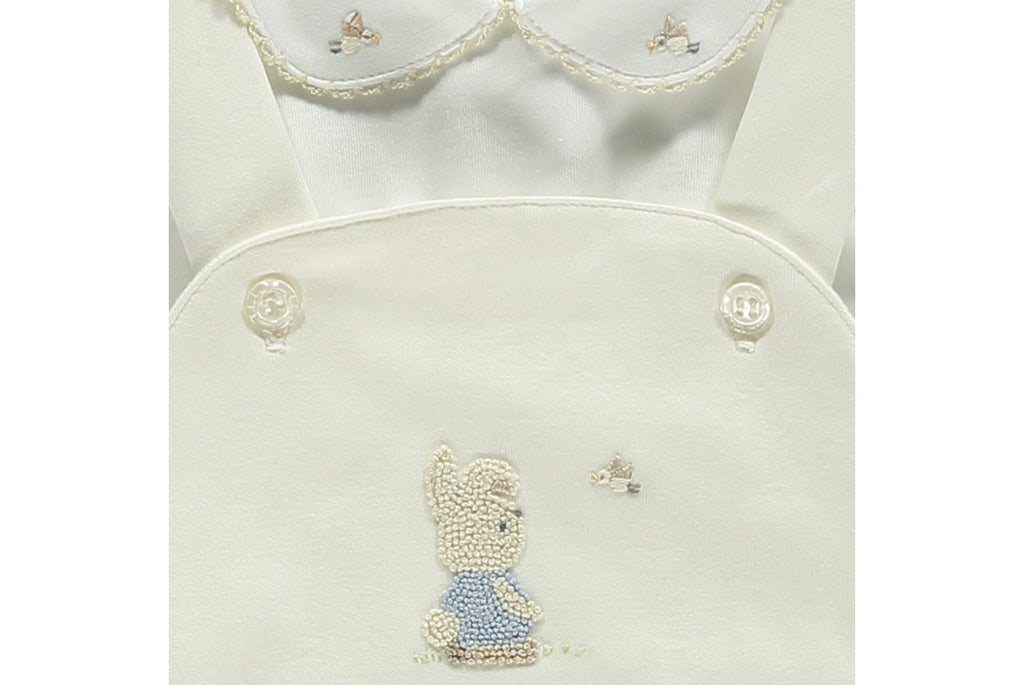 Neutral -2 Piece Dungaree Set - Bebe Bombom