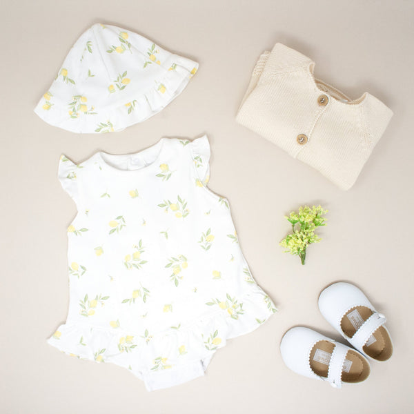 Lemon Pima Cotton Shortie - Bebe Bombom