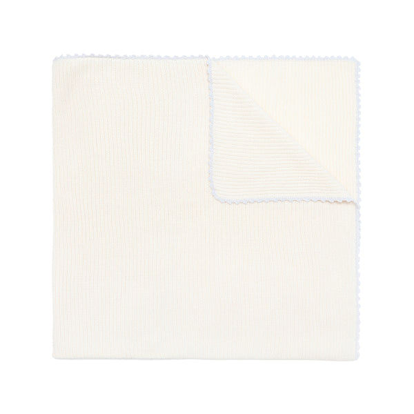 New! Cream Pima Cotton Blanket - Bebe Bombom