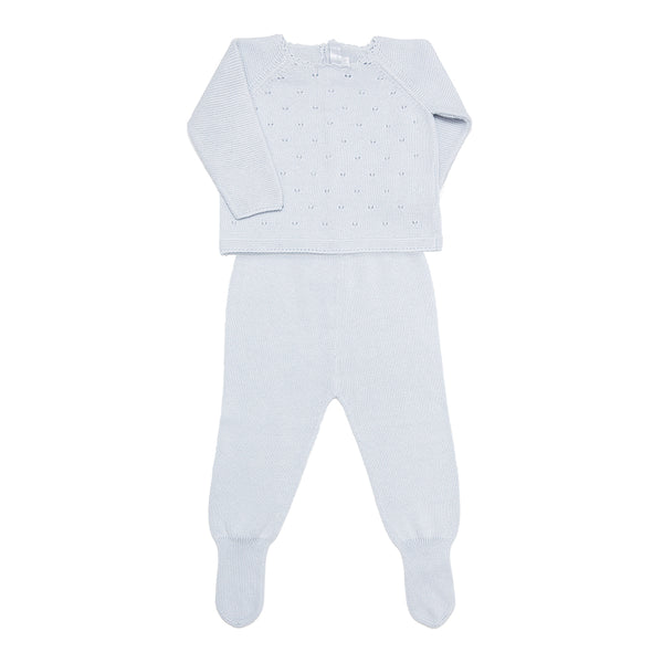 Grey Pima Cotton Set - Bebe Bombom