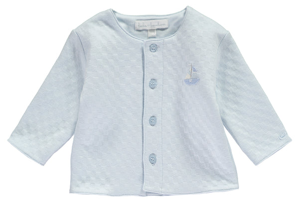 Quilted Cardigan with Hand Embroidery - Bebe Bombom
