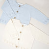 New! Knitted Pima Cotton Cardigan - Cream - Bebe Bombom