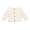 New! Knitted Pima Cotton Cardigan - Cream - Bebe Bombom